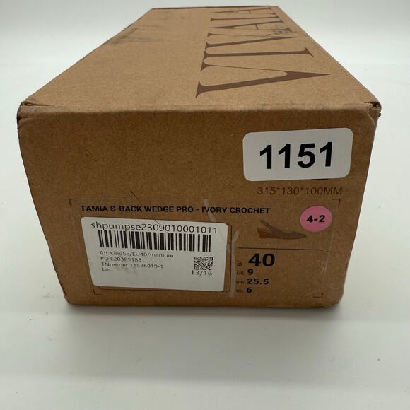 Vivaia Tamia Slingback Wedge Pro Old Money Minimalist Arch Support Almond 9 - Picture 7 of 8